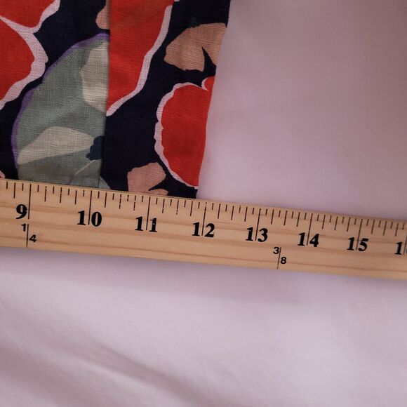 Seasalt Cornwall Linen Pants Size 6 Floral Peaceful Haven Culottes Wide Leg - Picture 12 of 13